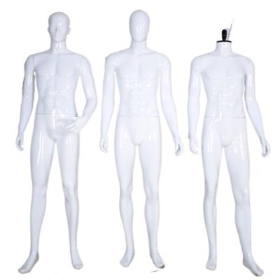 China Customized KPA Customized White Male Plates Body Mannequins For Clothes Display for sale