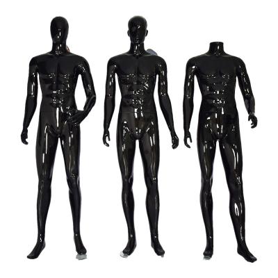 China Other Black Full Body Fiberglass Model Male Mannequins With Dummy Position Wholesale for sale