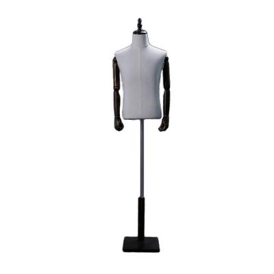 China Customized Wholesale Custom Fashion Half Dress Fashion Male Plastic Mannequins for sale