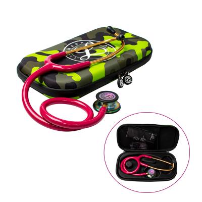 China Doctor Waterproof Shockproof Dustproof Storage Eva Stethoscope Portable Carrying Case With Water Resistance Camouflage for sale