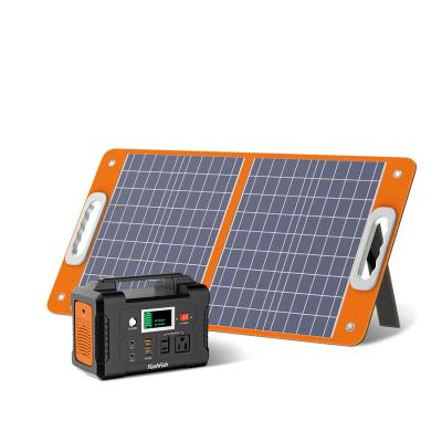 中国 Lithium Battery Outdoor Generator Video Game Player Backup Solar Generator With Completed Panel Set 販売のため