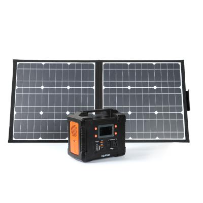 China Free Shipping USA 300W Home Off-Grid Power Station Solar Power System With Portable Panel Generator for sale