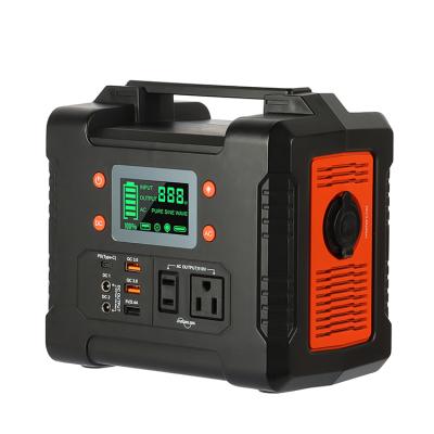 Κίνα With Display 2021 New Portable Solar Generators 300W 500W 1000W Batteries 110V 220V Flashlight Inverter Power Banks προς πώληση