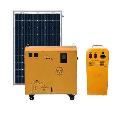 China Home Multi-Function Home Solar Power System Portable Solar Generator Power Storage System for sale