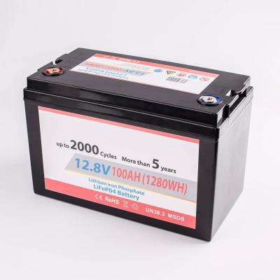 China Rechargeable lithium battery deep charger golf cart battery ion lithium BMS cycle lifepo4 battery pack 1280Wh for sale