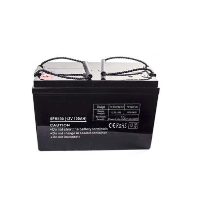 Κίνα Pure Case Solar Black Home Appliances Battery Gel 12v 100ah OEM Deep Acid Lead Acid CycleHigh Quality προς πώληση