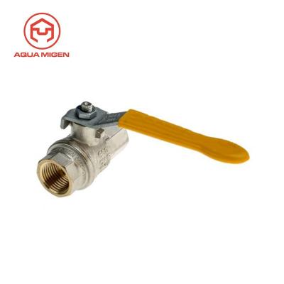 China General Proof Stem PTFE Seat Bronze 2-PC Ball Valve With Lever Handle PN25 Cw617n Or HPB59- for sale