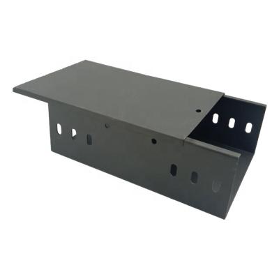 China Projects Power GI Coated Trunking Gray Cable Tray Price for sale