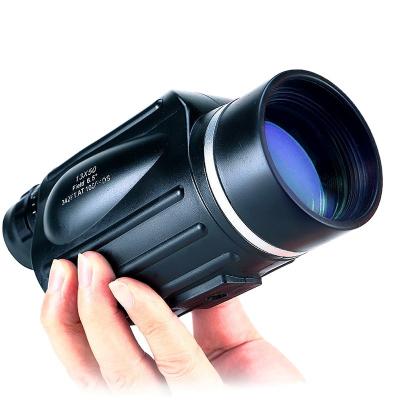 China GOMU 13X50 HD TELESCOPE Waterproof Monocular Powerful Eyepiece For Bird Watching High Quality With Range Finder Outdoor Hunting for sale