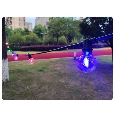 China String light Low price 25ft 50ft 100ft customized Garland waterproof warm white shatterproof outdoor led g40 globe string lights for sale