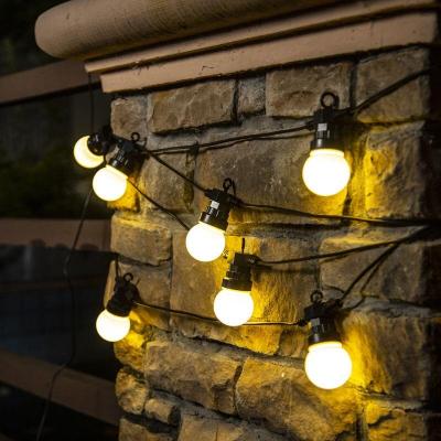 China G50 string lights IP65 waterproof connectable 5m 10m  white globe color outdoor for home party vintage decor led festoon solar G50 string lights for sale