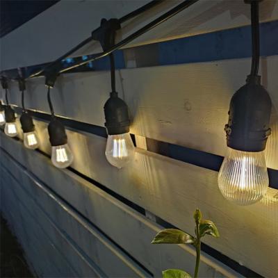 China Hanging/fixed sockets 110V 220V Christmas IP65 Outdoor Decoration Leds Drop Party Garland LED String Festoon Light for sale