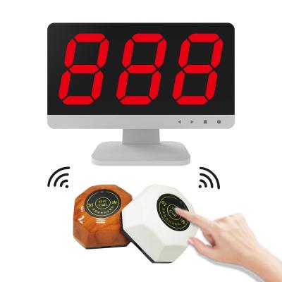 China Wireless Sign Panel Display Number Queue Number Call Restaurant Guest Paging System Smart Watch Call for sale