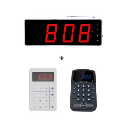 China 4 Digital Number Display Jiantao Hospital Queue Paging System Bank Queue Management System Restaurant Wireless Calling System for sale