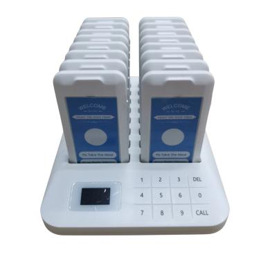 China Restaurant JIANTAO 16 Pcs Service Calling System Wireless Waiter Call Button Coaster Pager Restaurant Pager System for sale