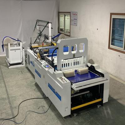 China Hotels Heat Sealing Fly Cutting For Wenzhou Machinery 2022 Paper Bag Making Machine With Full Automatic Printing for sale