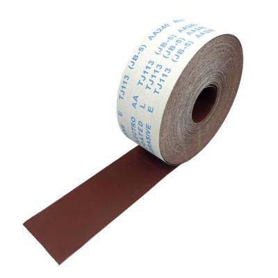 China Durable Hand tearing abrasive sanding paper roll for polishing and grinding for sale