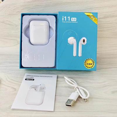 China Factory Wholesale i11 Sound Noise Reduction Headsets Earpiece Factory Wholesale Tws Mini Siri Dual Call Tws V5.0 BT Handsfree Call Earpiece for sale