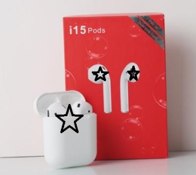 China Perfect Sound Blue Tooth Earbuds TWS i15 Wireless Pods For iPhone Built In Mic Charging Case i15 Stereo Pods tws Earbuds Pods inpods 12 for sale