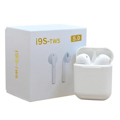 China 5.0 Noise Perfect i9s TWS Earbuds Headsets Stereo Wireless Earphone Mini Stereo Wireless Earphone For Android IOS Window for sale