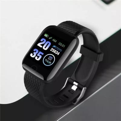 China Promotion 116plus Touch Screen Sport Smart Watch 116 plus Large Smart Wristband Screen Pedometer Waterproof IP67 Heart Rate Smart Band for sale