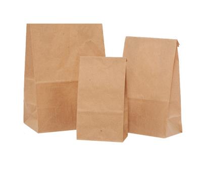 China Food Suitable For Multiple Scenarios Oil Proof Kraft Paper Bag Food for sale