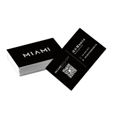 China paper & Classic Cardboard Design Customized Logo Paper Edge Business Business Card for sale