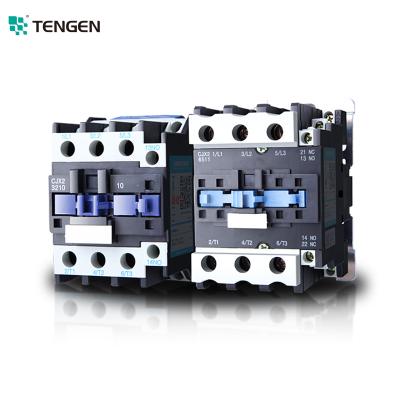 China Electric Power TENGEN BRAND CJX2-1210 380V Magnetic 3 Phase AC Contactor Electric Contactor for sale