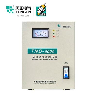 China SVC TENGEN Automatic Voltage Stabilizer 220v 5000w 10KW AC Voltage Stabilizer Low Price for sale