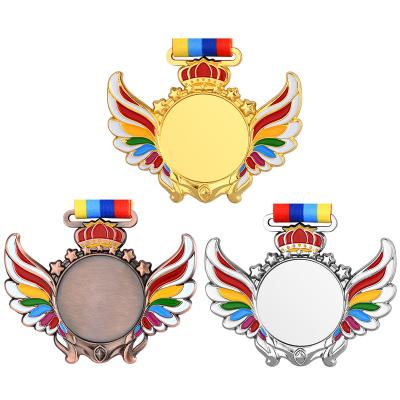 China China World Manufactures Custom Blank Prize Medal 3D Medals For Any Running Sports Prizes Competition Kid's Award Badges for sale