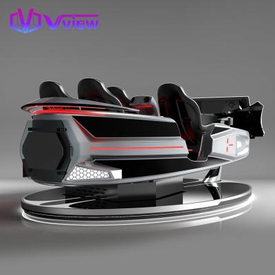 China Vview Multiplayer Shooting Game VR Motion Cinema Virtual Reality Flight Simulator Cinema 9D VR Chair Te koop