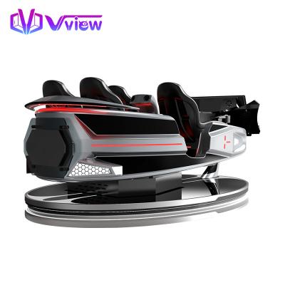 China Vview VR Indoor Game Zone New 4 Person VR Cinema Virtual Reality Arcade 9D VR Game Machine 4 Seater for sale