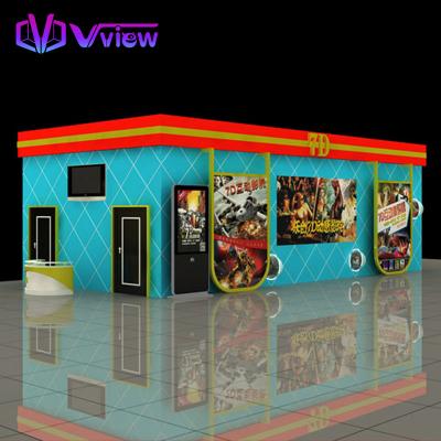 China Vview 4D Motion Chair Electric Rides Projector Screen 12D VR 5D 7D Cinema China For Truck Mobile Theme for sale