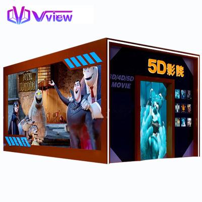 China Vview VR Technology Education Wholesale Price 6D 8D Virtual Reality 9D VR Cinema 6 Seats For VR Truck for sale