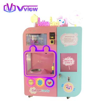 China Earn Money Fast High Quality Best Price Modern Kids Floss Cotton Candy Snack Vending Machine Cabinet Te koop