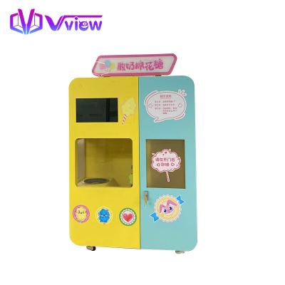 China Professional Ce Rohs Kids Coin Sensor Touch Screen Health Mini Cotton Candy Vending Machine Outdoor for sale