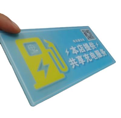 China Hot selling 3M PVC sticker guideboard sign plate information acrylic adhesive indicator with PE protection film for sale