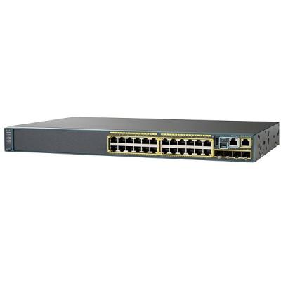 China LAN Base 24-Port Gigabit Ethernet Switch WS-C2960X-24PD-L Switch for sale