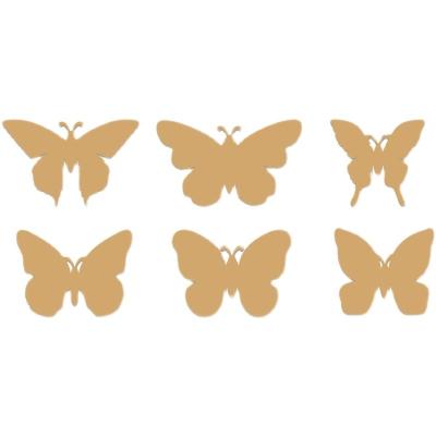 China Parent-child creative children's teaching aids handmade stickers DIY clay handmade painting puzzle butterfly cardboard for sale