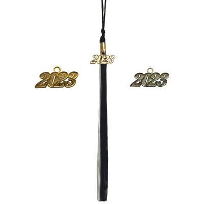 China School Black 2023 Multicolor/White Two Color Graduation Tassel Graduation Tassels Tassels for sale