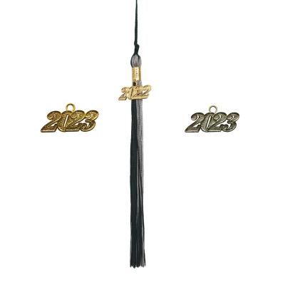 China Cell Phone Forest Green / Dark Gray Graduation Tassel Graduation Tassels for sale