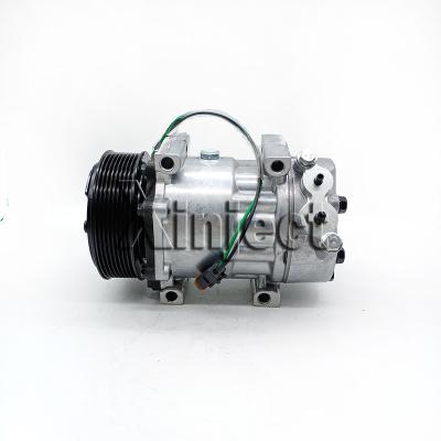 China Sanden type 24v 8PK 119MM AC COMPRESSOR 7H15- 8067 for TRUCK P for sale