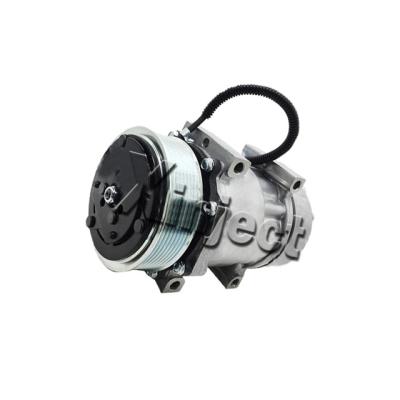 China Sanden Type 7H15-4666 for FREIGHTLINER AC COMPRESSOR 4666 for sale