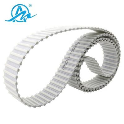 China Heat Resistant/Aging Proof/Waterproof/Oil D-H Anti Aging Resistant/Wear Resistant Double White PU Sided Industrial Timing Belt for sale