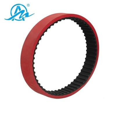 China AIMAI Heavy Duty/Wear Resistant Heat Resistant/Aging Industrial L Type Proof/Waterproof/Oil Proof Rubber Strap With Red Rubber Coated for sale