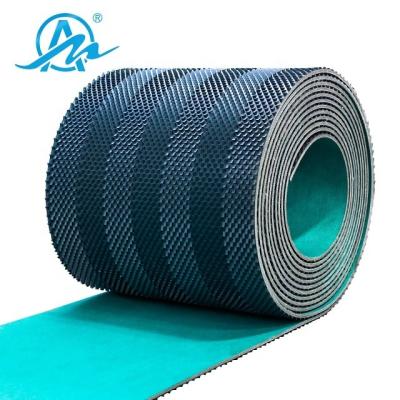 China Wear Resistant Sawtooth Pattern PVC Conveyor Belt For Press Machine Jointed Vulcanizing High Strength Conveyor Belt for sale