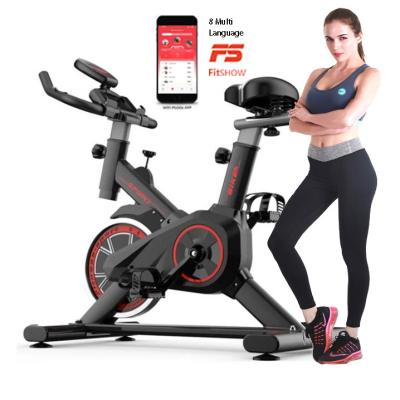 China Indoor Equipment Wholesale Home Fitness Gym Factory Price Use Spinning Bike Exercise With Custom Logo for sale