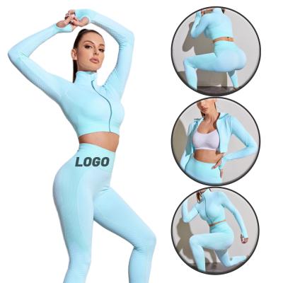 China High Quality QUICK DRY Women's Recycled Fiber Wear Yoga Set Breathable And Quick Dry for sale