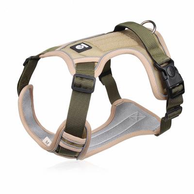 China Tactical Dog Harness for Small Medium Dogs Night Reflection Pet Chest Strap Suit and Pet Vest for sale