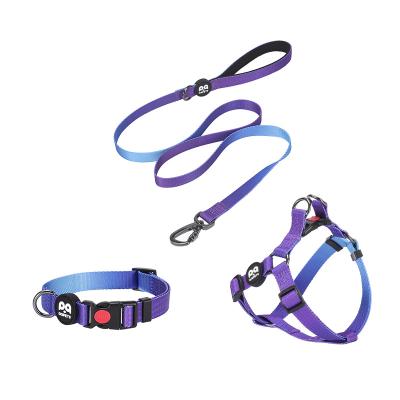 China Low Price Dogs Fashion Dog Training Leash And Collar Dog Leash And Pet Leash Harness Set for sale